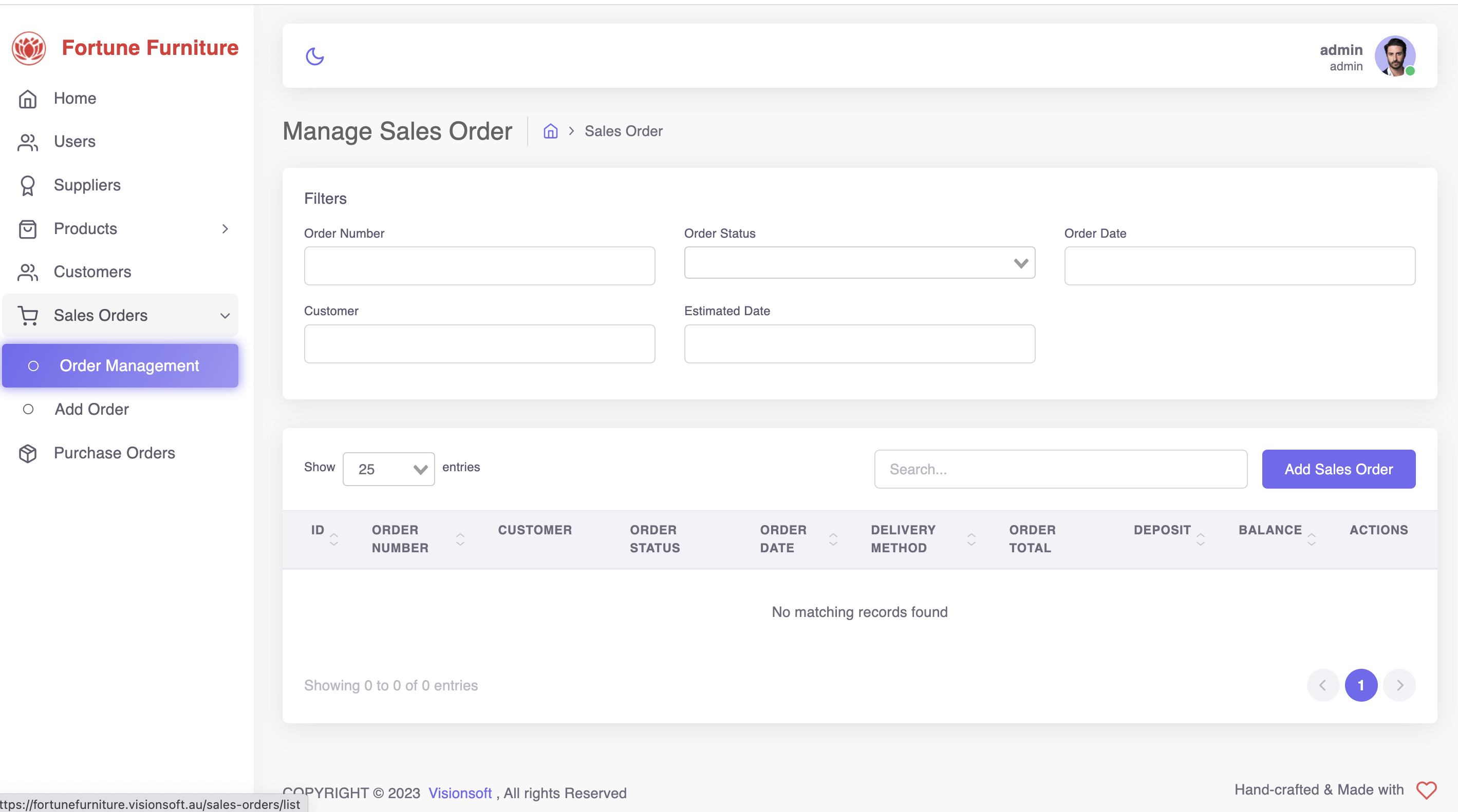 Invocing Managment System - Sales Order Management
